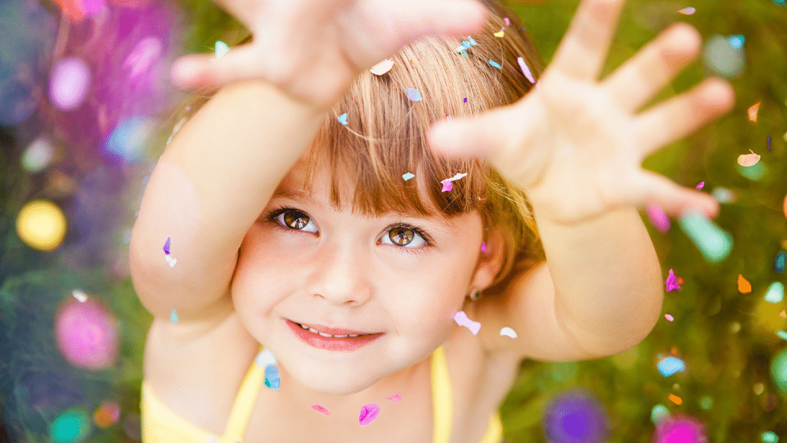 Child With Confetti 